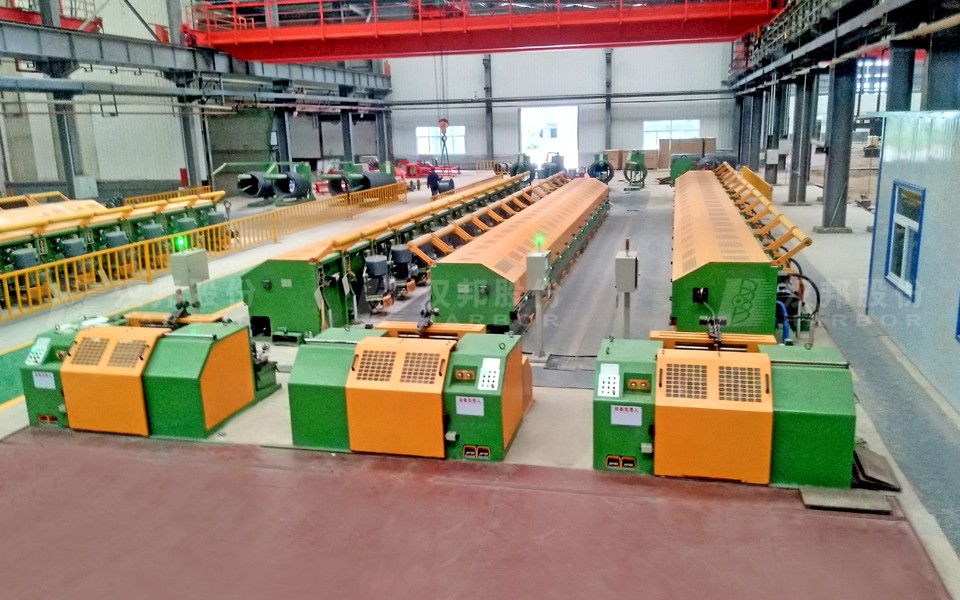 Dry wire drawing machine