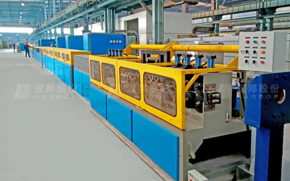 Flux cored wire production line